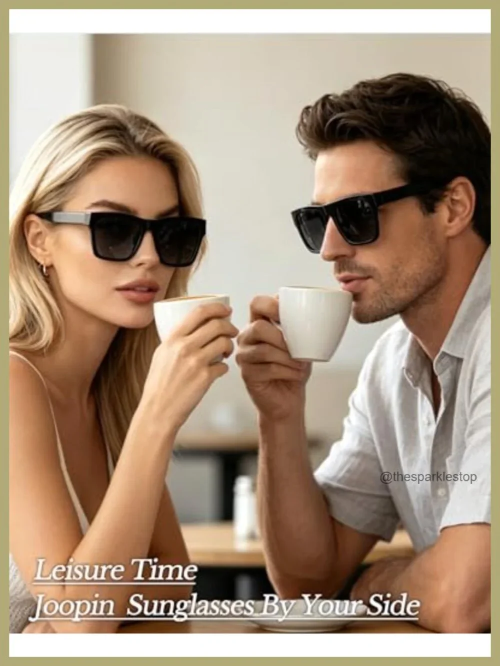 Square Polarized UV400 Protection Sunglasses Acetate TR90 Frames